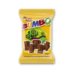 Eti 42 gram Bumbo Portakal Aromalı Kakaolu Bisküvi