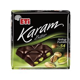 Eti %54 Bitter Antep Fıstıklı 60 gr Çikolata