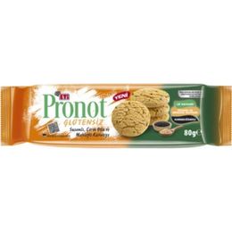 Eti 80 gr Pronot Glutensiz Mahlepli Çörekotlu ve Susamlı Kurabiye