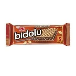 Eti 81 gram Bidolu Kakao Kremalı Yer Fıstığı Parçacıklı Gofret