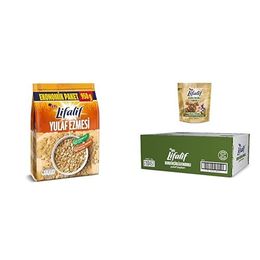 Eti 950 gr Lifalif Yulaf Ezmesi + 16x38 gr Lifalif Kuru İncirli Fındıklı Yulaf Topları