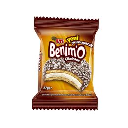 Eti Benimo 27 gr Çikolata Kaplamalı Hindistan Cevizli Biskivi