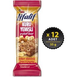Eti Lifalif 12x35 gr Kuruyemişli Yulaf Bar