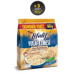 Eti Lifalif 3x665 gr İnce Öğütlmüş Yulaf Ezmesi