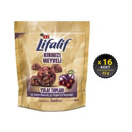Eti Lifalif Kırmızı Meyveli Yulaf Topları 33 gr x 16 Adet