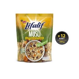 Eti Lifalif Kuru Meyve Fındık Müsli 350 gr X 12 Adet