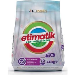 Eti Matik 1,5 kg Tül Borlu Temizlik Ürünü Toz Deterjan