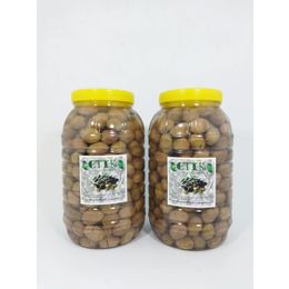 Etik Yerli Ürünler 2023-2024 Yeni Sezon 2x3 kg Çekiçke Eğri Çekirdek Cinsi Kırma Tatlanmış Zeytin