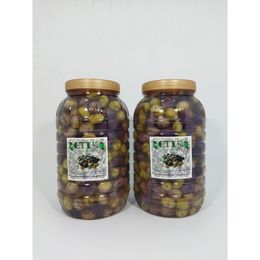 Etik Yerli Ürünler 2023 2024 Yeni Sezon 2x3 kg Mudanya Cinsi Dilme Tatlanmış Zeytin