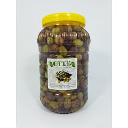 Etik Yerli Ürünler 2023-2024 Yeni Sezon 3 kg Manzalina Cinsi Dilme Tatlanmış Zeytin