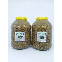 Etik Yerli Ürünler 2x5 kg 2022-2023 Eski Sezon Çekiçke Eğri Çekirdek Cinsi Kırma Tatlanmış Yeşil Zeytin