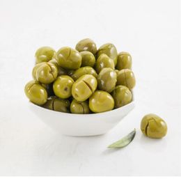 Ev Yapımı 1 kg Geleneksel Yeşil Kırma Zeytin