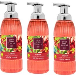 Eyüp Sabri Tuncer 3x500 ml Zeytinyağlı Amber Köpük Sabun