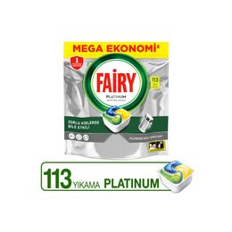 Fairy 113 Tablet Platinum Limon Kokulu Bulaşık Makinesi Deterjanı