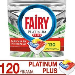 Fairy 120'li Platinum Plus Bulaşık Makinası Deterjanı Tableti