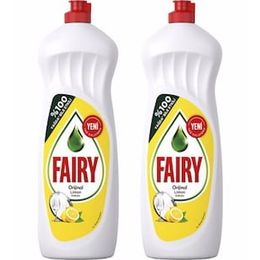 Fairy 2x650 ml Bulaşık Detarjanı Limonlu