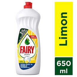 Fairy 650 ml Limon Sıvı Bulaşık Deterjanı