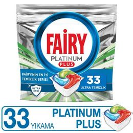 Fairy Platinum Plus 3x33 Adet Ultra Temizlik Bulaşık Makine Deterjan Tableti