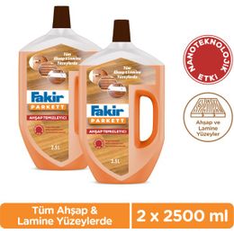Fakir 2x2.5 lt Parkett Nano Teknolojili Ahşap Temizleyici