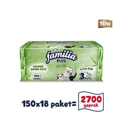 Familia 18 x 150'li Plus Natural Çek Al Mendil