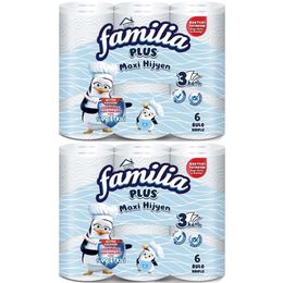 Familia 3 Katlı 6x2 Adet Plus Maxi Hijyen Kağıt Havlu