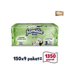 Familia 9 x 150'li Plus Natural Çek Al Mendil