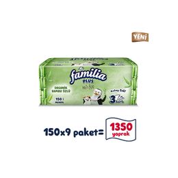 Familia 9 x 150'li Plus Natural Çek Al Mendil