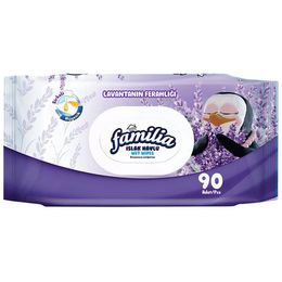 Familia Lavantanın Ferahlığı 24x90'lı Islak Havlu Mendil