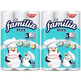 Familia Plus 2x12'li 3 Katlı Coconut Özlü Kağıt Havlu