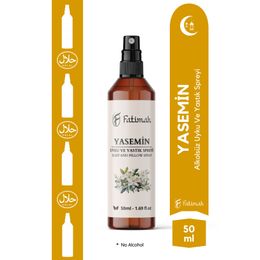 Fatimah 50 ml Doğal Yasemin Kokulu Alkolsüz Uyku ve Yastık Spreyi