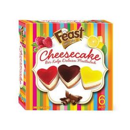Feast 480 gr Dondurulmuş Mini Cheesecake