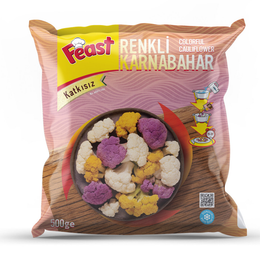Feast 500 gr Dondurulmuş Renkli Karnabahar