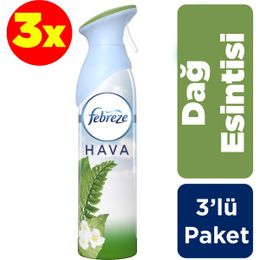Febreze Dağ Esintisi 3x300 ml Hava Ferahlatıcı Sprey Oda Kokusu