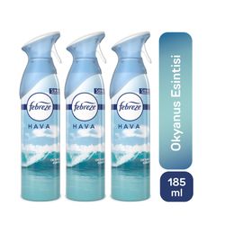 Febreze Okyanus Esintisi 3x85 ml Hava Ferahlatıcı Sprey Oda Kokusu