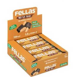 Fellas 12x35 gr Yer Fıstığı ve Kakaolu Meyve Bar