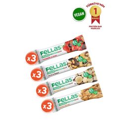 Fellas 12x40 gr Karma Kutu Vegan Protein Bar