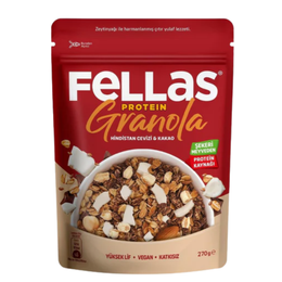 Fellas 270 gr Hindistan Cevizli ve Protein Bar Parçacıklı Granola