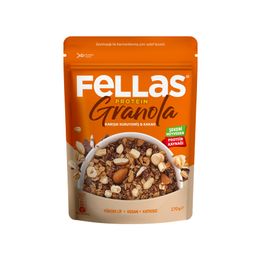 Fellas 270 gr Karışık Kuruyemiş Kakao Protein Granola
