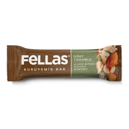 Fellas 30 gr Dört Tohumlu Kuruyemiş Bar