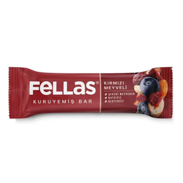Fellas 30 gr Kırmızı Meyveli Kuruyemiş Bar