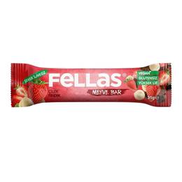 Fellas 35 gr Çilekli ve Fındıklı Meyve Bar