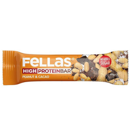 Fellas 45 gr Yer Fıstığı-Kakaolu Yüksek Protein Bar