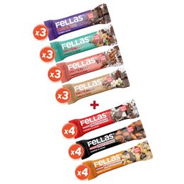 Fellas Süper Karma Kutu 24 Adet 12x45 gr + Protein Karma 12x32 gr Protein Bar