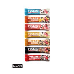 Fellas Süper Karma Kutu 24 Adet 12x45 gr Yüksek Protein Karma + 12x45 gr Yüksek Protein Karma Protein Bar