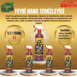 Feyri 5x1 lt Nano Temizleyici Leke Çıkarıcı