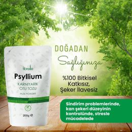 Fibrelle 200 gr Psyllium Karnıyarık Otu Tozu