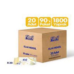 Fibril 20x90'lı Papatya Kokulu Islak Mendil