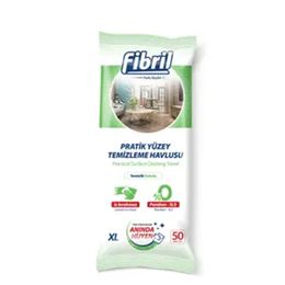 Fibril 24x50'li Temizlik Kokulu Pratik Yüzey Temizlik Havlusu