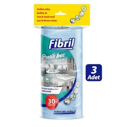 Fibril 3x30 Yaprak Çok Amaçlı Pratik Rulo Bez