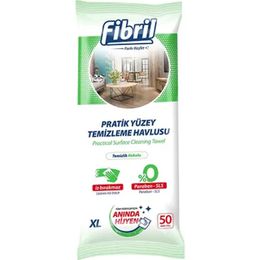 Fibril 50'li Pratik Çam Kokulu Yüzey Temizleme Mendili